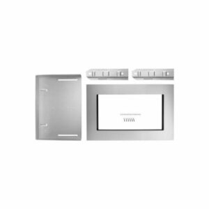 Whirlpool MK2160A 30 Inch Wide Built-In Kit for Whirlpool Microwave Ovens Stainless Steel Cooking Appliance Accessories and Parts Microwave