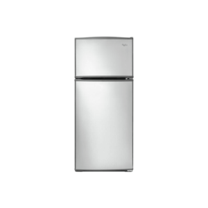 Whirlpool WRT316SFD 28 Inch Wide 16 Cu. Ft. Top Mount Refrigerator with Freezer Temperature Control Monochromatic Stainless Steel Refrigeration