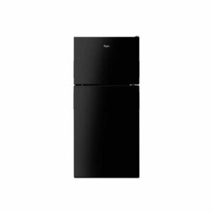 Whirlpool WRT348FME 30 Inch Wide 18.24 Cu. Ft. Top Mount Refrigerator Black Refrigeration Appliances Full Size Refrigerators Top Freezer Full Size