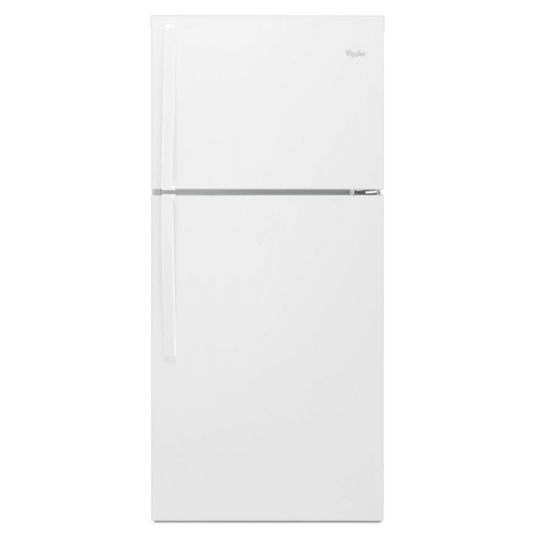 Whirlpool WRT549SZD 30 Inch Wide 19.2 Cu. Ft. Top Freezer Refrigerator with LED Interior Lighting White Refrigeration Appliances Full Size