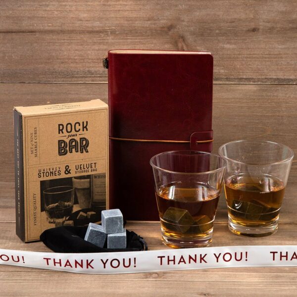 Whiskey on the Rocks Thank You Gift Set by GiftBasket.com