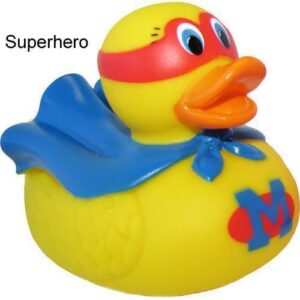 White Hot Super Safety Bath Ducky - Assorted