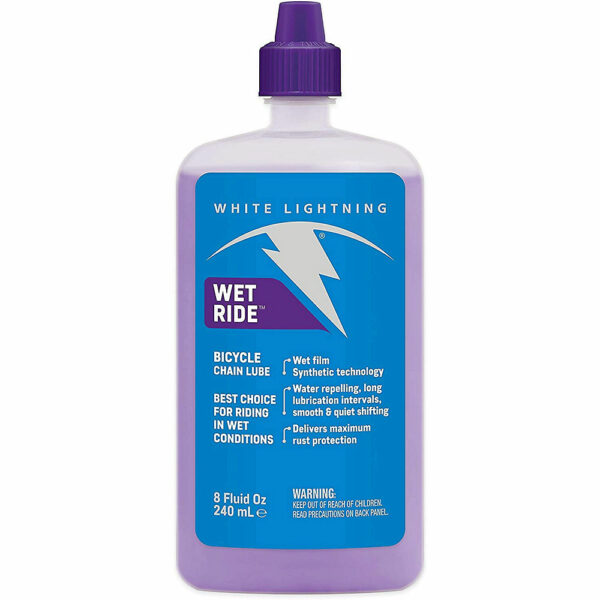 White Lightning WetRide Synthetic Lubricant 240ml Bottle