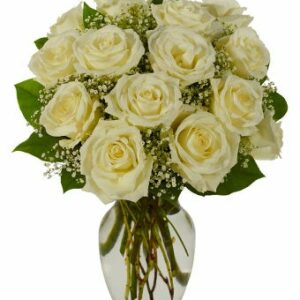 White Roses Bouquet - Regular
