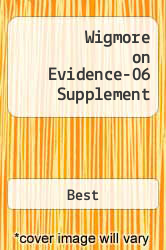Wigmore on Evidence-06 Supplement