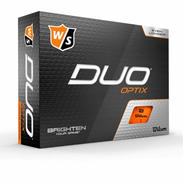 Wilson Duo Optix Golf Balls 12-Pack Orange - Golf Balls at Academy Sports