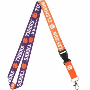 WinCraft Clemson University 3/4" Lanyard with Detachable Buckle Orange - NCAA Novelty at Academy Sports