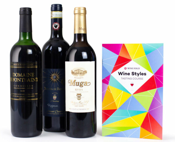 Wine Folly 3-Bottle Wine Styles Tasting Course - Wine Collection Gift