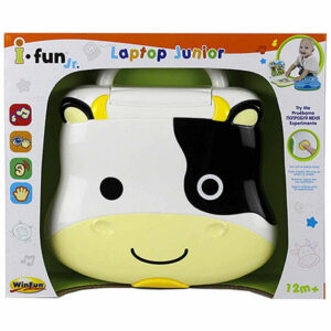 Winfun Junior Cow Laptop, One Size , Black