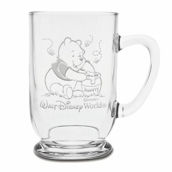 Winnie the Pooh Glass Mug by Arribas Personalized Official shopDisney