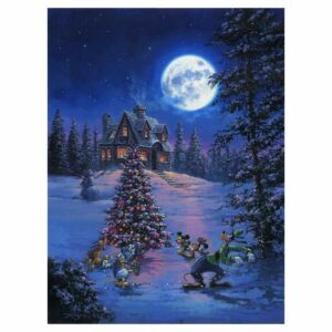 ''Winter Lights'' Gallery Wrapped Canvas by Rodel Gonzalez Limited Edition Official shopDisney
