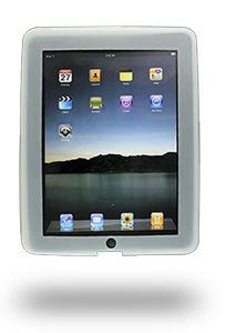 Wireless Mobile Crystal Gel Case for Apple iPad - Clear