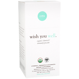 Wish You Well - Organic Vitamin C Immunity Powder - Mango & Pineapple (10 Single Serving Packets)