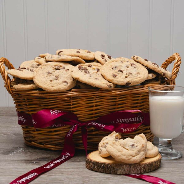 With Sympathy Homemade Cookie Gift Basket | Gourmet Gift Baskets by GiftBasket.com