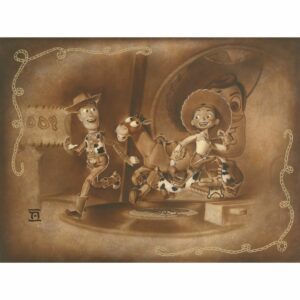 Woody and Jessie ''Roundup Gang'' Gicle by Noah Official shopDisney