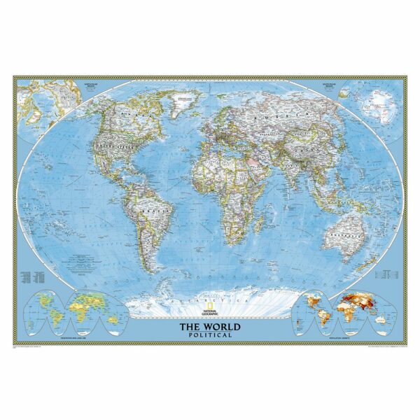 World Classic Mural Map National Geographic Official shopDisney