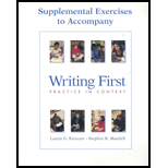 Writing First : Supplemental Exercise