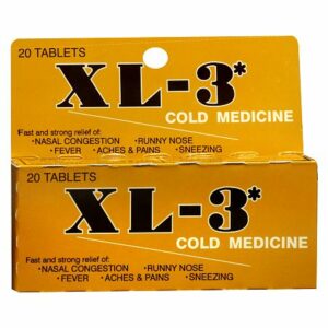 XL-3 Cold Medicine Tablets - 20.0 Each