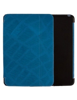 Xentris Wireless Fitted Leather Case for Apple iPad Mini - Blue Reptile