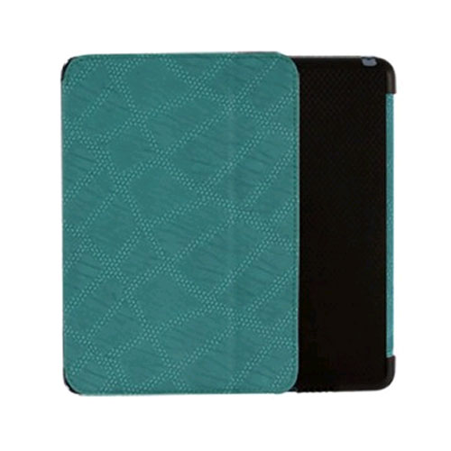 Xentris Wireless Fitted Leather Case for Apple iPad Mini - Teal Reptile