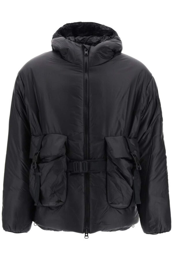 Y-3 M CH3 DOWN JACKET WITH BELT M Black Technical