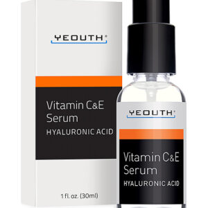 YEOUTH Women's Skin Serums & Treatments - Vitamin C & E Day Serum with Hyaluronic Acid