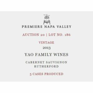 Yao Ming 2013 Rutherford Cabernet Sauvignon (Premiere Napa Auction) - Red Wine