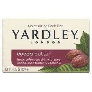 Yardley of London Naturally Moisturizing Bath Bar Cocoa Butter - 4.25 oz