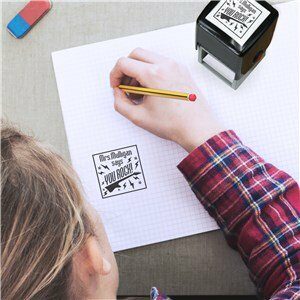 You Rock Square Personalized Stamper