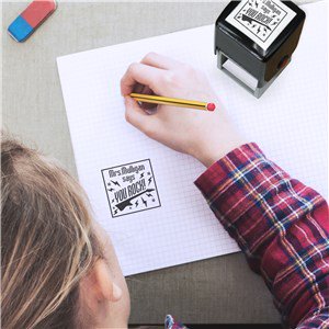 You Rock Square Personalized Stamper
