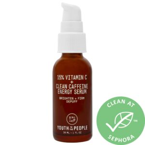 Youth To The People 15% Vitamin C + Clean Caffeine Energy Serum 1 oz/ 30 mL