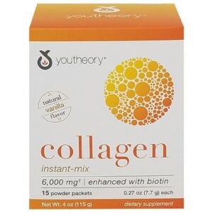 Youtheory Collagen Instant Mix Vanilla - 4.0 oz