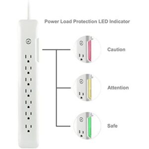 Yubi Power 7 Ac Outlet Power Strip