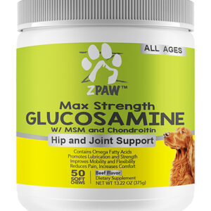 ZPAW Pet Supplements & Vitamins - Small Max Glucosamine Dog Treats