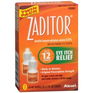 Zaditor Antihistamine Eye Drops - 0.34 fl oz x 2 pack