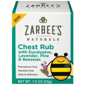ZarBee's Naturals Children's Chest Rub with Eucalyptus, Lavender - 1.5 OZ