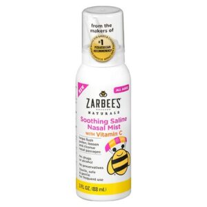 ZarBee's Naturals Children's Nasal Spray with Vitamin C Fragrance-Free - 3.0 fl oz