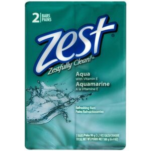 Zest Bar Soap Aqua - 3.2 oz x 2 pack