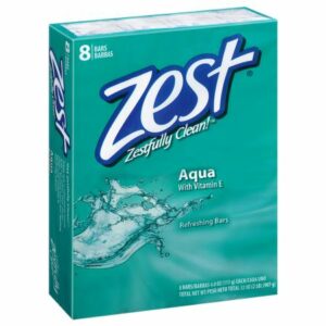 Zest Family Deodorant Bars Aqua - 8.0 ea