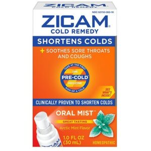 Zicam Cold Remedy Oral Mist Arctic Mint - 1.0 fl oz