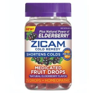Zicam Medicated Elderberry Fruit Drops Mixed Berry - 25.0 ea