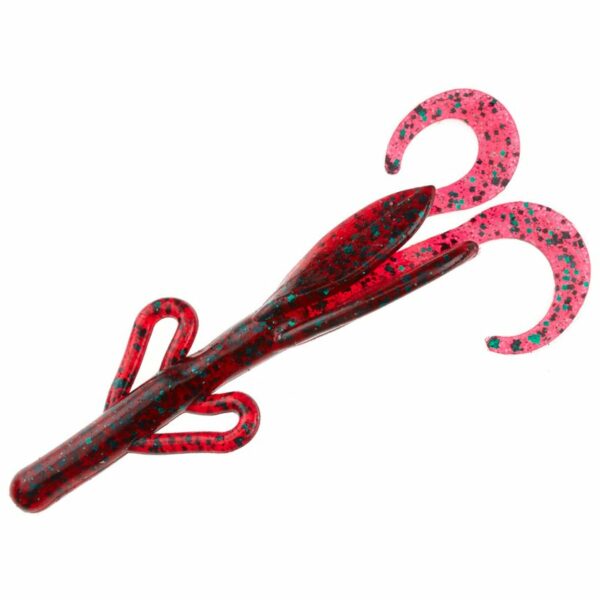 Zoom Baby Brush Hog 5" Creature Baits 12-Pack Red Bug - Frsh Wtr Soft Plastic at Academy Sports