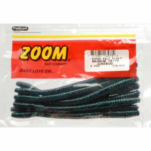 Zoom Magnum 7" Trick Worms 8-Pack Junebug - Frsh Wtr Soft Plastic at Academy Sports