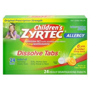 Zyrtec 24 Hour Allergy Dissolve Tablets Citrus - 24.0 ea