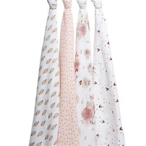 aden + anais dahlias 4-pack classic swaddles