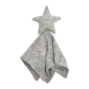 aden + anais heather grey snuggle knit lovey