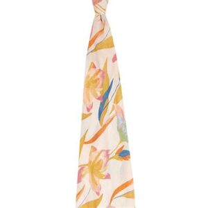 aden + anais marine gardens-floral seaweed silky soft swaddle