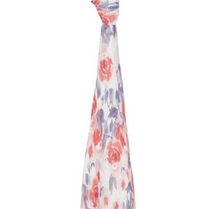 aden + anais watercolour garden - roses silky soft swaddle