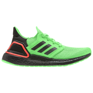 adidas Boys adidas Ultraboost 20 - Boys' Grade School Running Shoes Shock Lime/Black/Solar Red Size 04.0