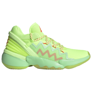 adidas Mens Donovan Mitchell adidas D.O.N. ISSUE #2 - Mens Basketball Shoes Glory Mint/Signal Green/Solar Red Size 10.0